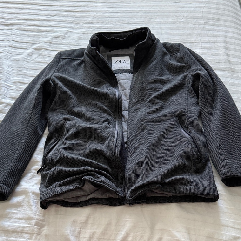 Zara Men's Dark Gray Performance Jacket
